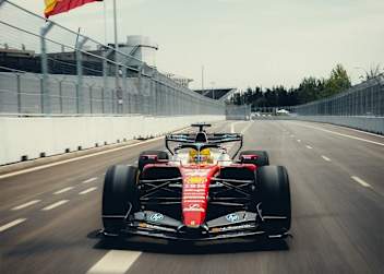 Lewis Hamilton rückte als Zweiter auf dem Madring aus
