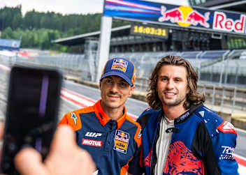 Maverick Vinales besuchte den Red Bull Ring