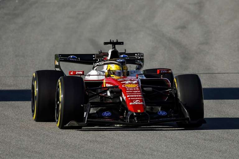 Barcelona-Testabschluss: Ferrari-Star Lewis Hamilton war der Schnellste