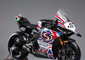 Der Union Jack ziert die Advocates-Ducati