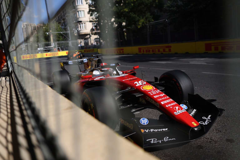 Charles Leclerc im Ferrari