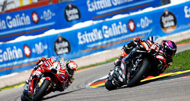 Guter Verteidiger: Jorge Martin hielt dem Druck von Pecco Bagnaia stand