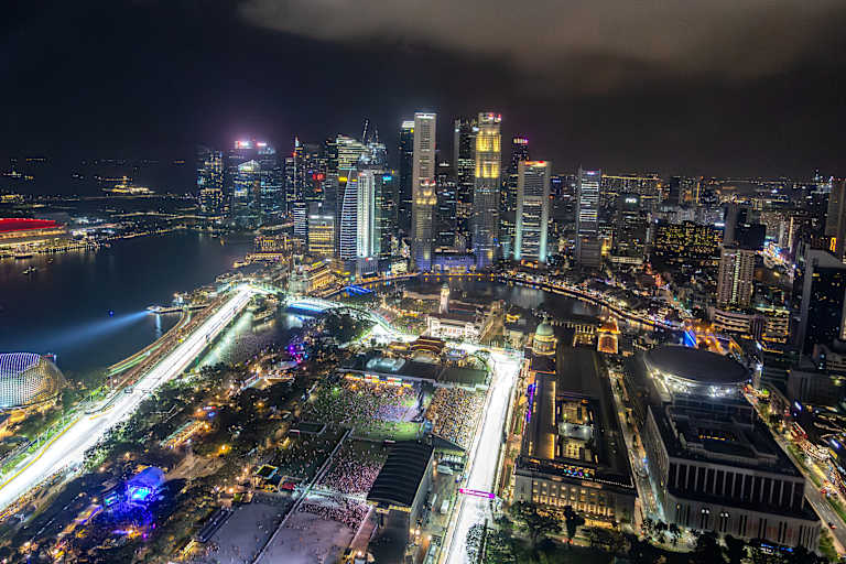 Einzigartige Atmosphäre beim Singapur-GP