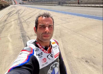 BMW-Ass Danilo Petrucci beim MotoAmerica-Test in Austin