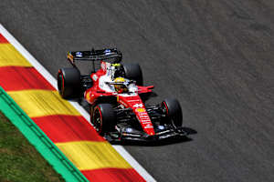 Lewis Hamilton im Ferrari
