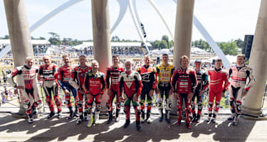 Die Superbike-Asse mit zahlreichen Ducati-Legenden