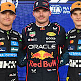 Lando Norris, Max Verstappen und Oscar Piastri