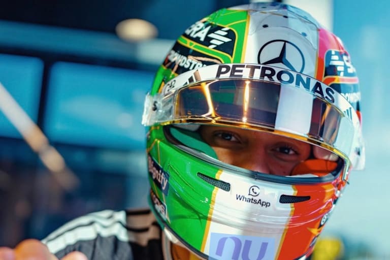Der neue Helm von Kimi Antonelli
