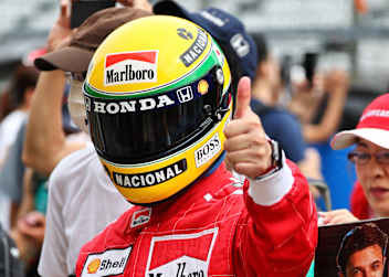 Der falsche Ayrton Senna 2023 in Suzuka