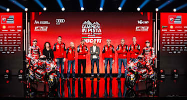 Tradition: Ducati-Teamvorstellung in Madonna di Campiglio