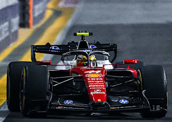 Lewis Hamilton im Ferrari