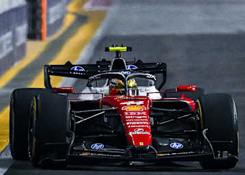 Lewis Hamilton im Ferrari