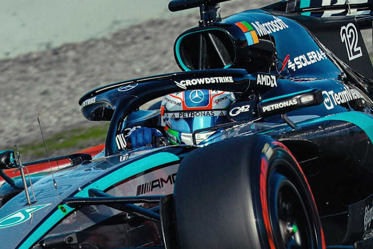 Kimi Antonelli im Mercedes