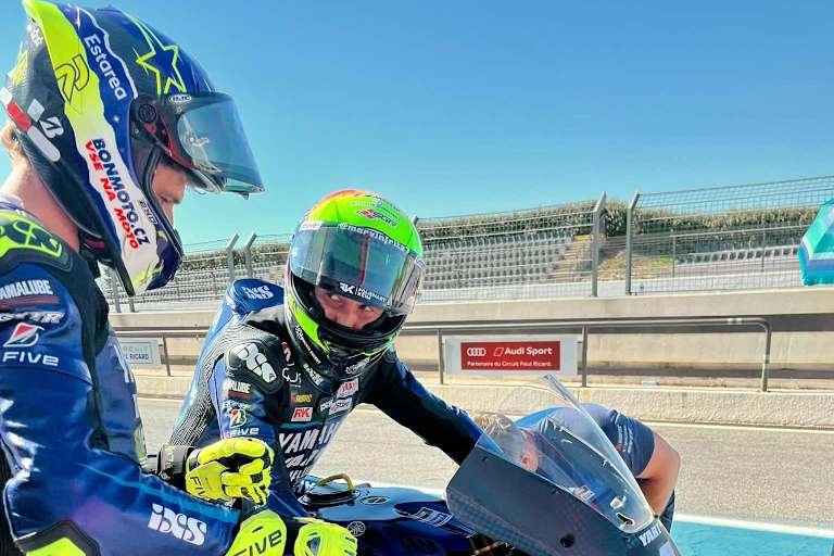 Karel Hanika und Marvin Fritz beim EWC-Test in Le Castellet