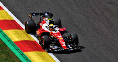 Lewis Hamilton im Ferrari