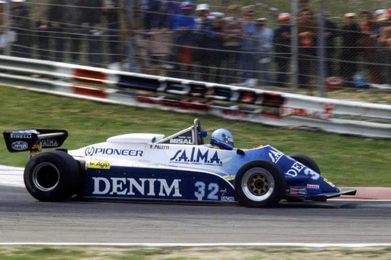 Riccardo Paletti in Imola 1982
