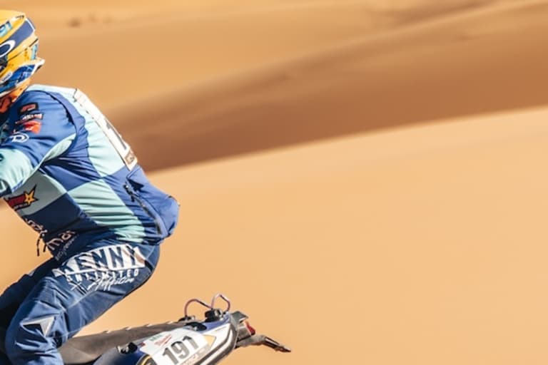 Der deutsche Yamaha-Pilot Mike Wiedemann