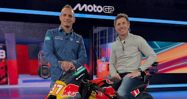 MotoGP-Experte Alex Hofmann und Servus-TV-Moderator Christian Brugger