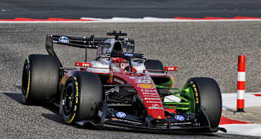 Charles Leclerc im Ferrari