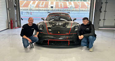 Christian Land und Bastian Buus beim Test in Barcelona