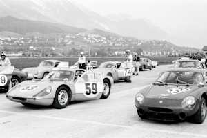 Innsbruck 1964: GT-Stars in Reihe 1: Franco Patria, Udo Schütz