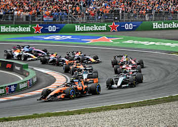 Das Formel-1-Feld in Zandvoort