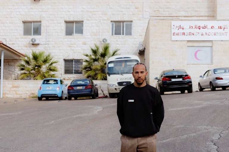 Lewis Hamilton besuchte in der Formel-1-Winterpause Jordanien 