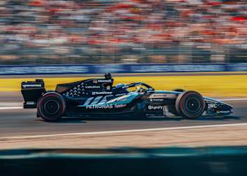 George Russell in Monza