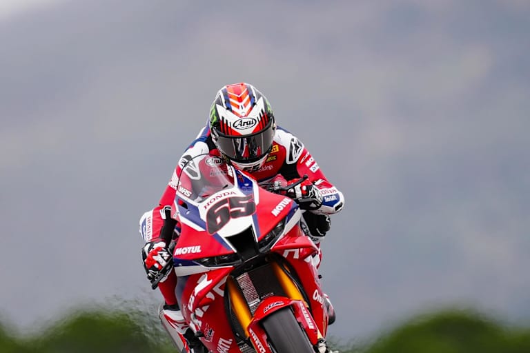 Jonathan Rea auf der Honda Fireblade