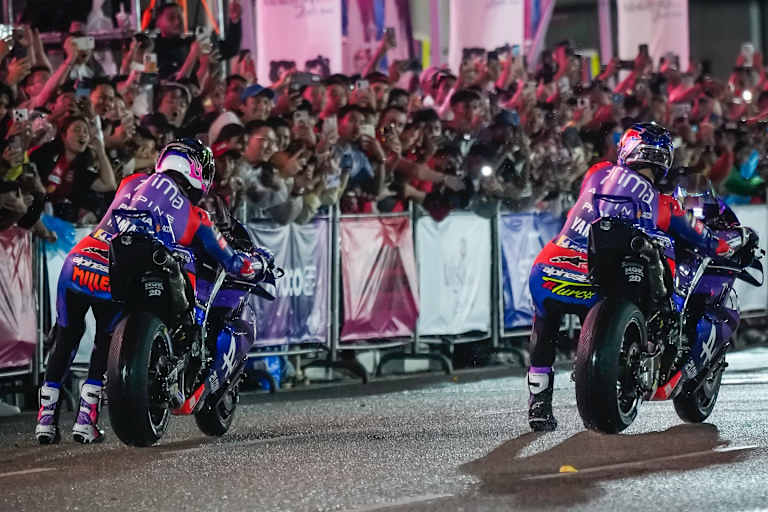 Jack Miller und Toprak Razgatlioglu improvisierten