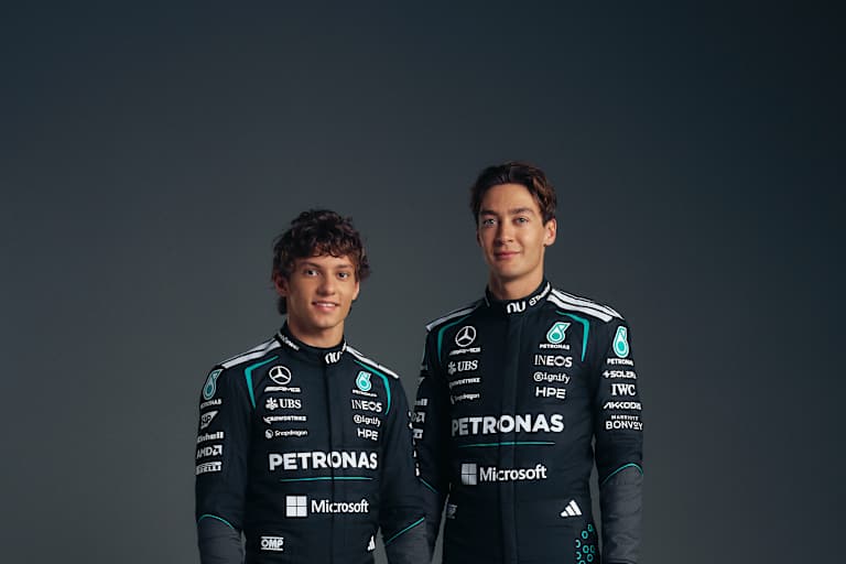 Kimi Antonelli und George Russell