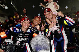Erneut auf Platz 2: Yamaha mit Locatelli, Nakasuga und Miller