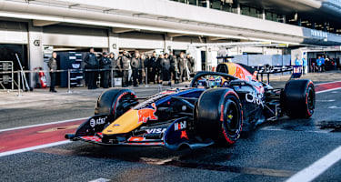 Isack Hadjar im Rennwagen von Red Bull Racing