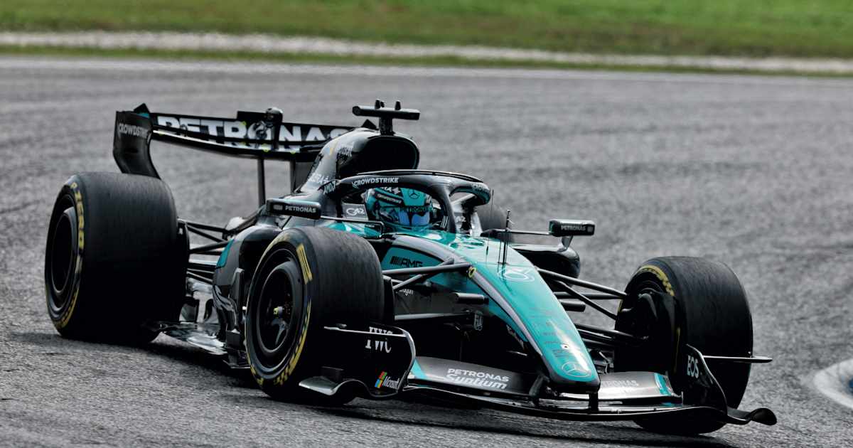 George Russell und Mercedes: Trotz XXL-Upgrade schwieriger Freitag ...