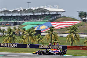 Max Verstappen auf dem Sepang International Circuit
