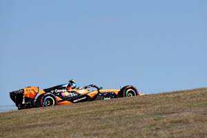 Lando Norris hatte in Austin im McLaren-Renner kein leichtes Spiel