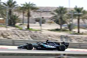 George Russell im Mercedes