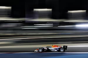 Arvid Lindblad unterwegs für die Racing Bulls