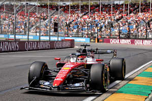 Charles Leclerc übernahm am Ende des ersten Trainings die Spitzenposition