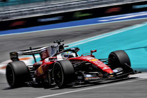Charles Leclerc (Ferrari) war im einzigen Training der schnellste Mann