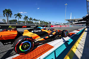 Oscar Piastri blieb im Miami-Qualifying deutlich langsamer als Lando Norris