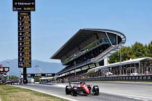 Charles Leclerc in Spanien