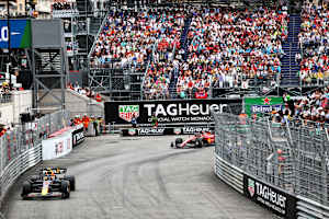 Sergio Perez fuhr 2022 in Monaco zum Sieg