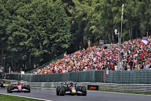 Max Verstappen im Vorjahr im Sprint vor seinen Fans