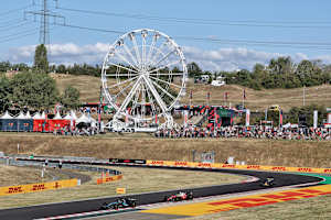 George Russell auf dem Hungaroring