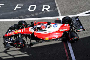Charles Leclerc im Ferrari
