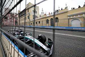 In Baku sind die Wände immer gefährlich nah: George Russell 2025