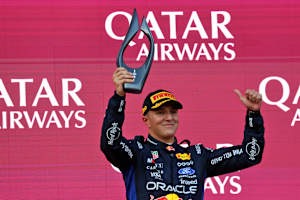 Isack Hadjar holte in Baku sein drittes Podium