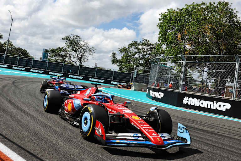 Charles Leclerc in Miami 2024