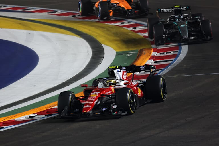 Lewis Hamilton kämpfte mit stumpfen Waffen